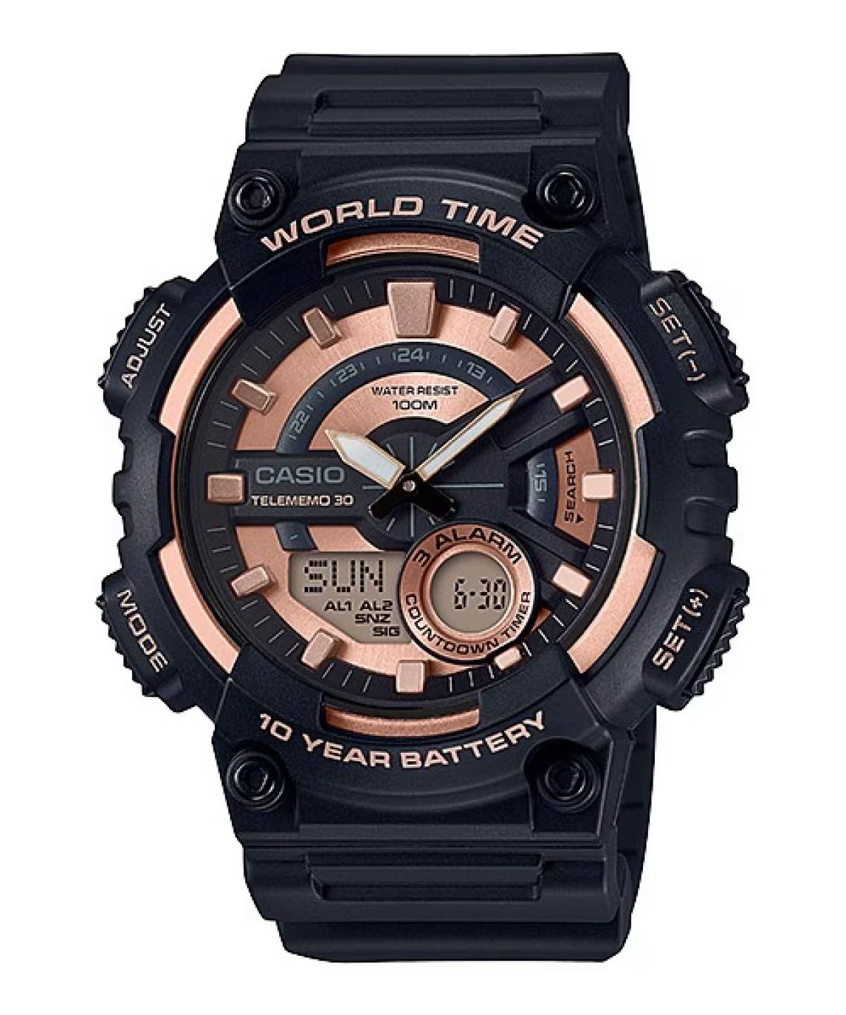 Watch Casio Man AEQ-110W-1A3 (52,2MM) Black