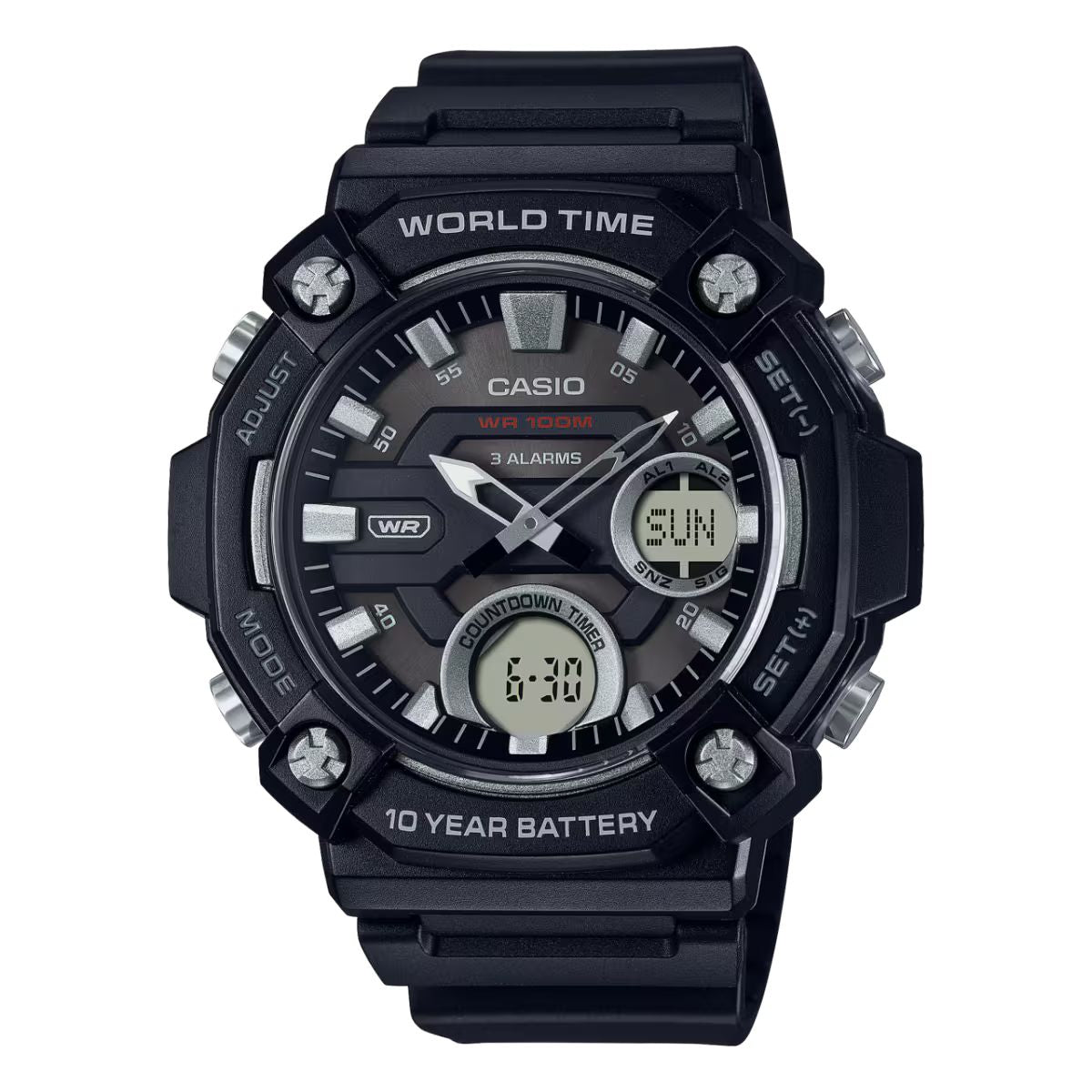 Watch Casio Man AEQ-120W-1A (53,3MM) Black