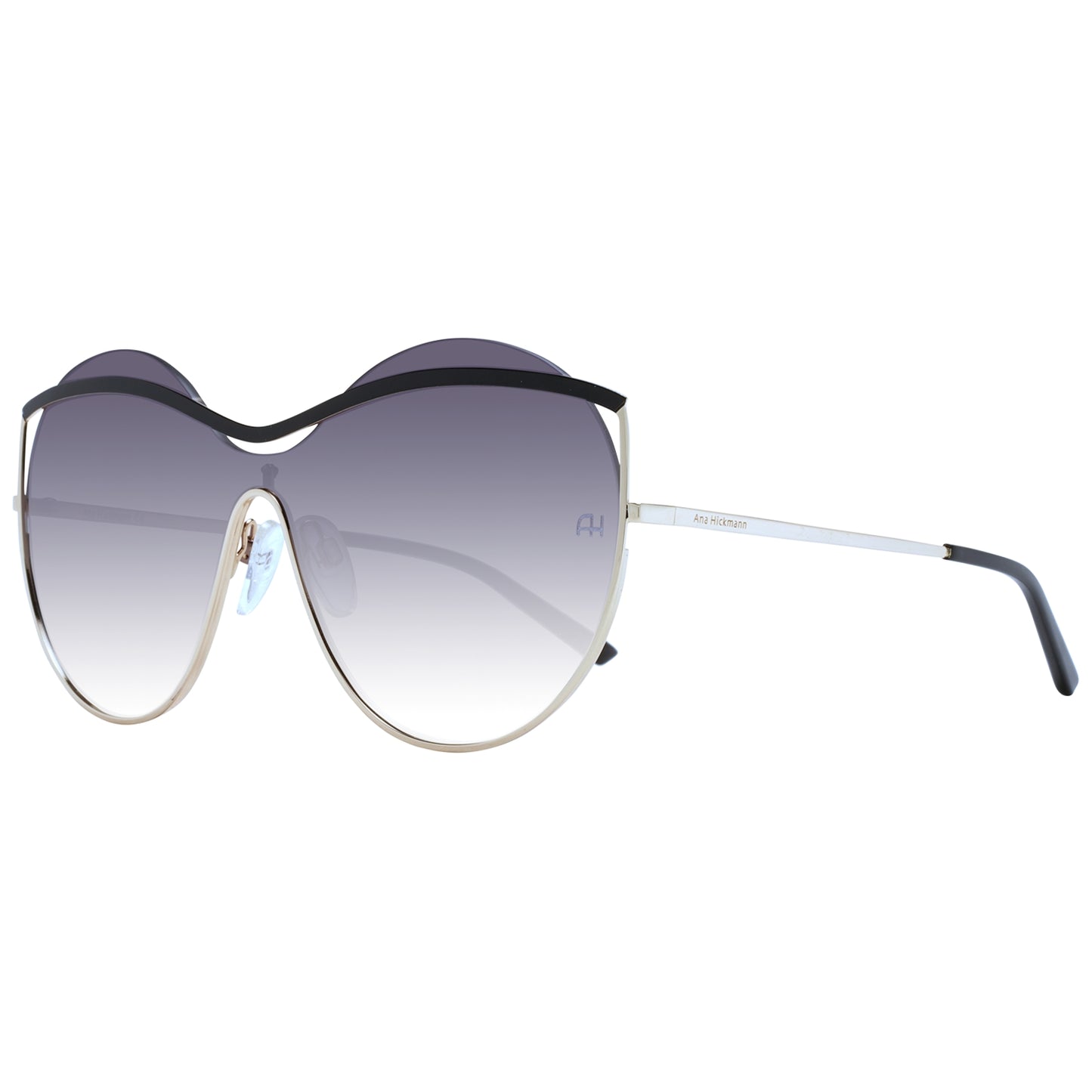 Ana Hickmann Women's Sunglasses AH3182-13409A Metal Frame Black 136/145 mm