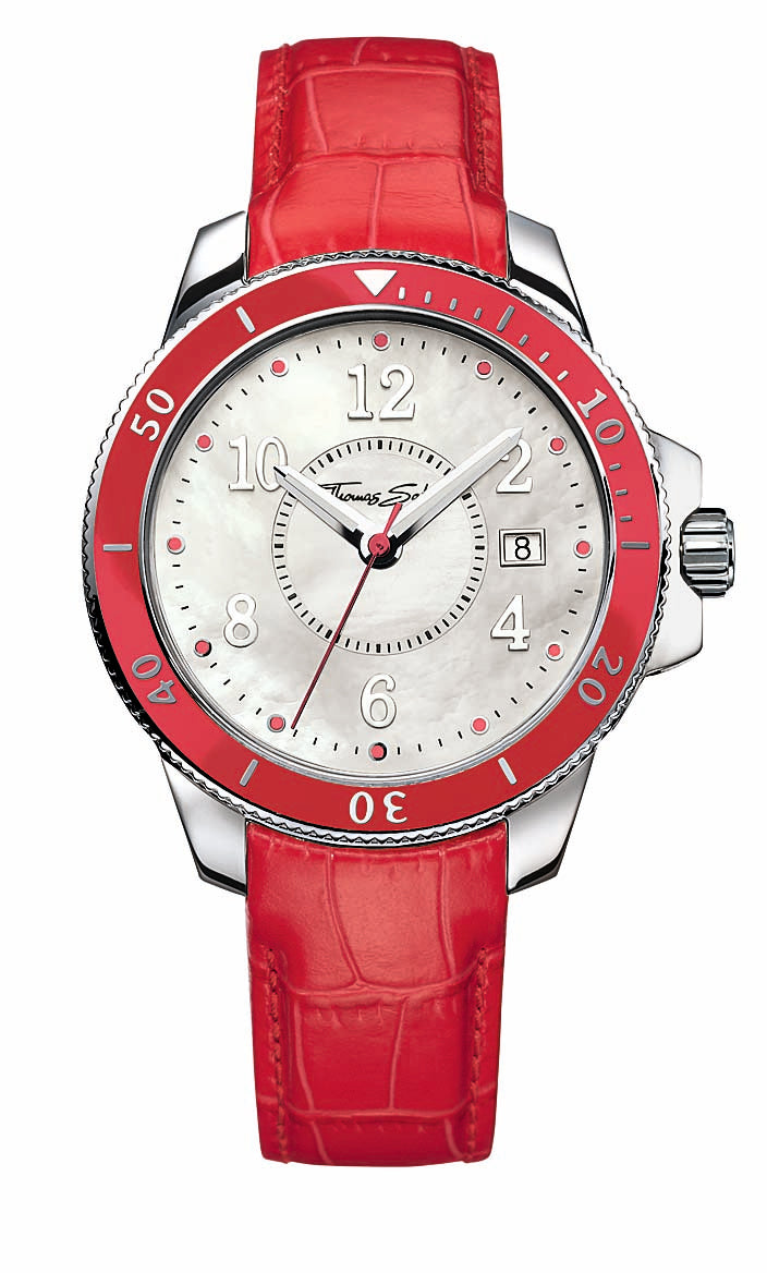 Watch Thomas Sabo Unisex AIR-WA0122 (44MM) Red