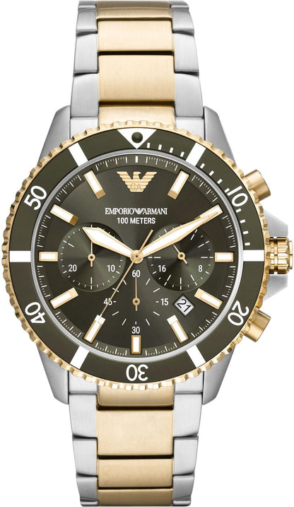 Armani Men's Watch AR11361 (42MM) Grey Stainless Steel