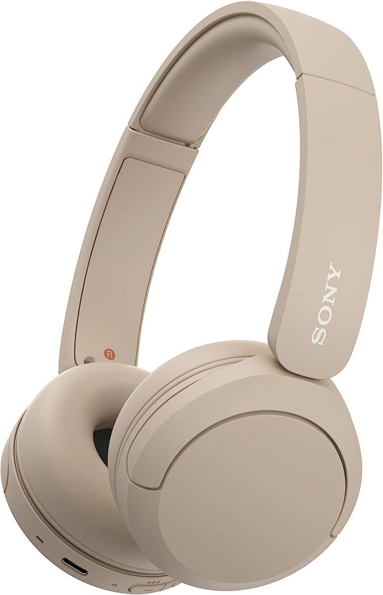 Sony WH-CH520C Ασύρματα Ακουστικά με Μικρόφωνο - Beige