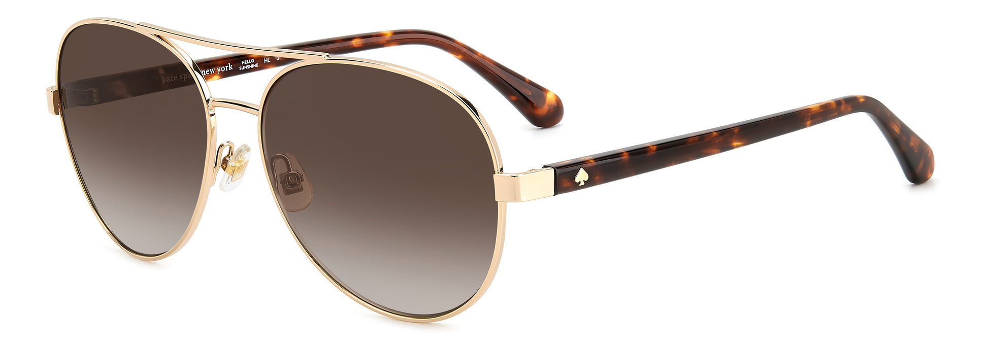 Kate Spade Women's Sunglasses AVERIESJ5GF8H with Metal Frame, Lens Size 58mm, Bridge 17mm, Temple Length 140mm, Golden Color