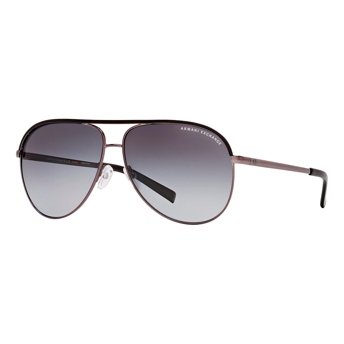 Armani Exchange Unisex Sunglasses AX2002-60992V with 61/12/140 mm Lens, Bridge, and Temple Measurements