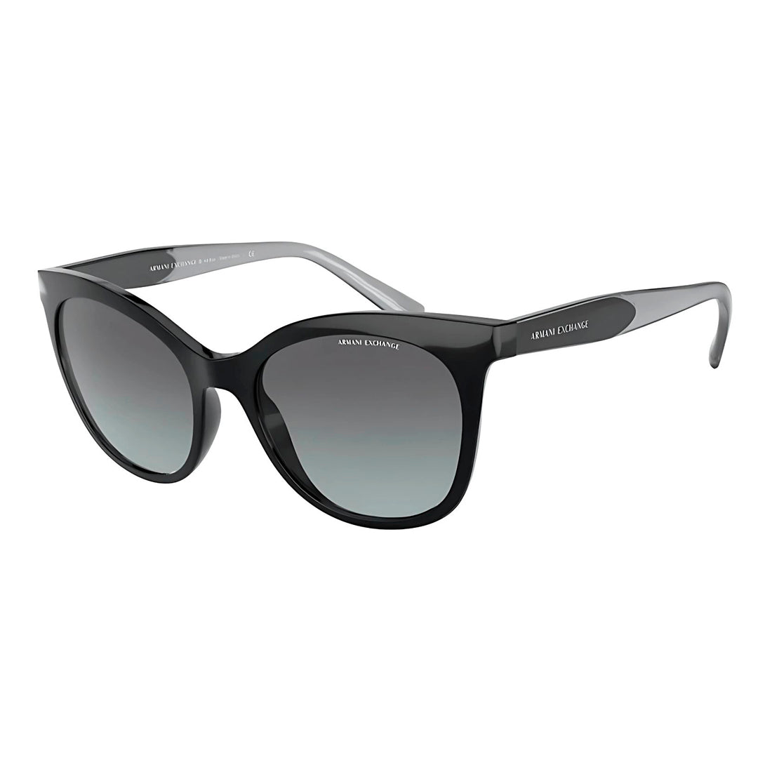 Armani Exchange Women's Sunglasses AX4094S81588G, Lens/Bridge/Temple: 54/19/140 mm, Black Frame with Grey Lenses, Category 3 UV Protection
