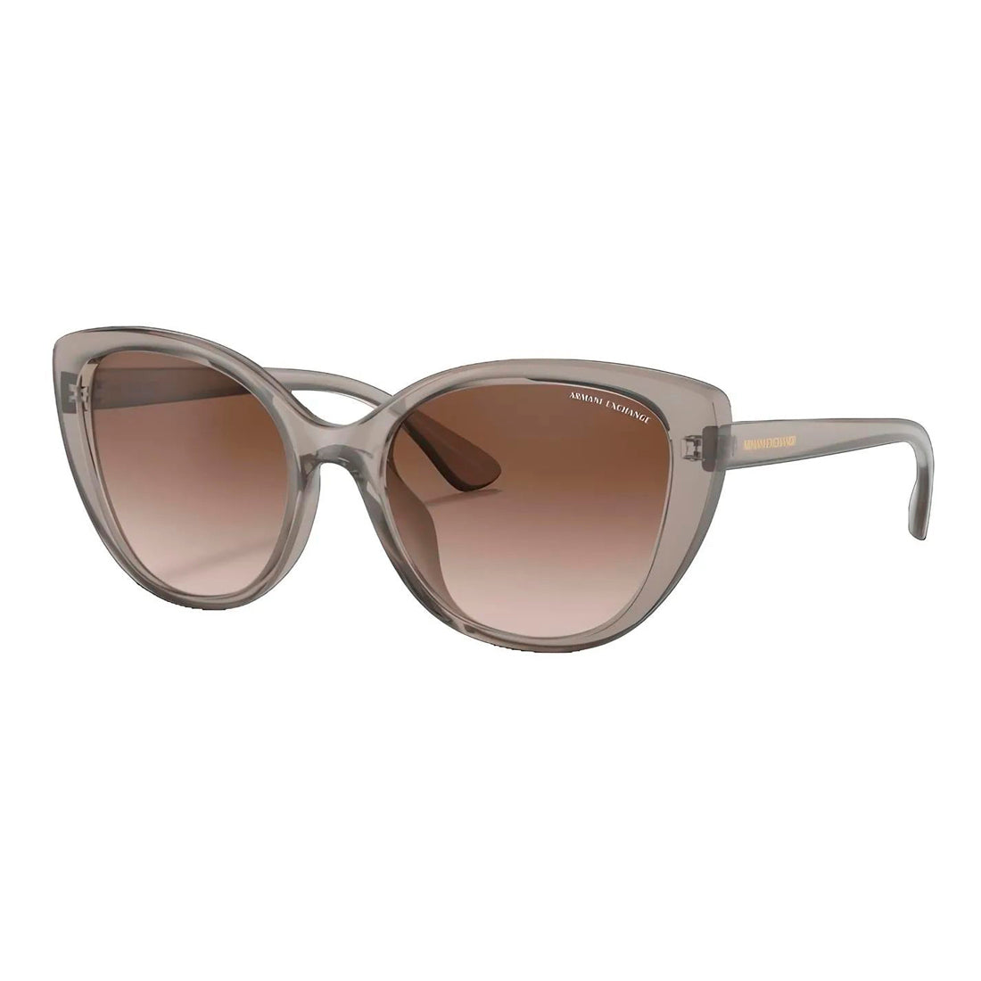 Armani Exchange Women's Sunglasses AX4111SU82401, Brown Frame, Lens/Bridge/Temple Dimensions 54/18/140 mm