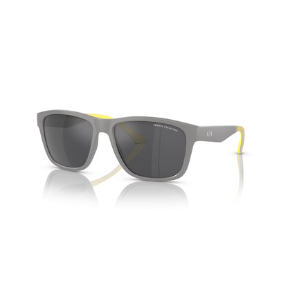 Armani Exchange Men's Sunglasses AX4135S 81806G, Lens/Bridge/Temple Dimensions: 59/17/145 mm, Grey Color