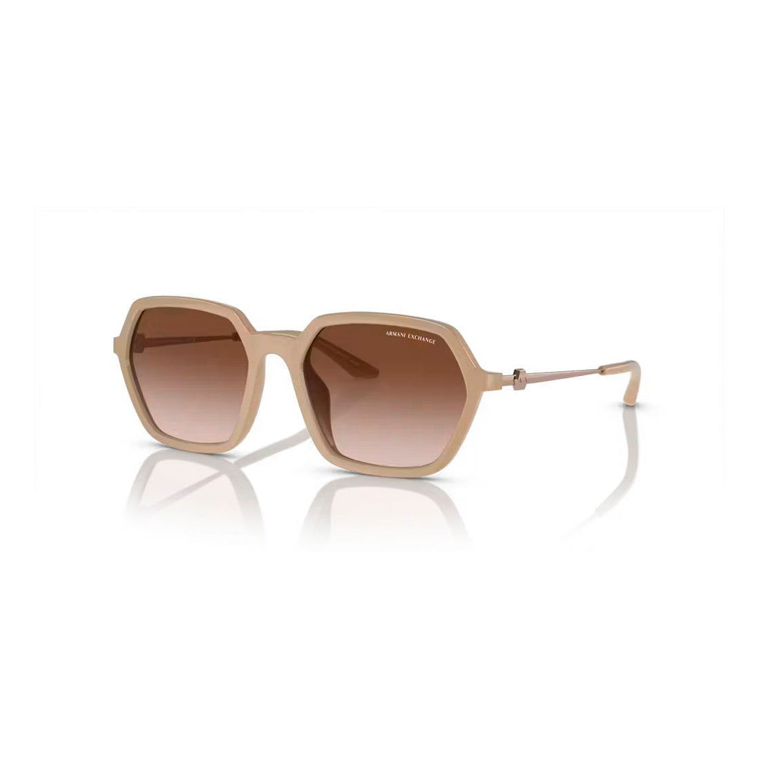Armani Exchange Unisex Sunglasses AX4139SU83421 with 52/17/140 mm Lens, Bridge, and Temple Dimensions