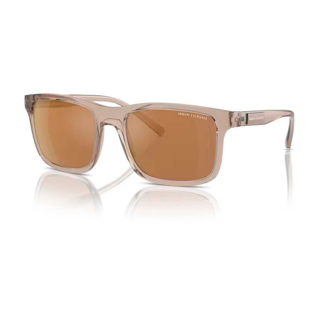 Armani Exchange Men's Sunglasses AX4145S83445A, Dimensions (Lens/Bridge/Temple): 57/19/145 mm, Brown Color