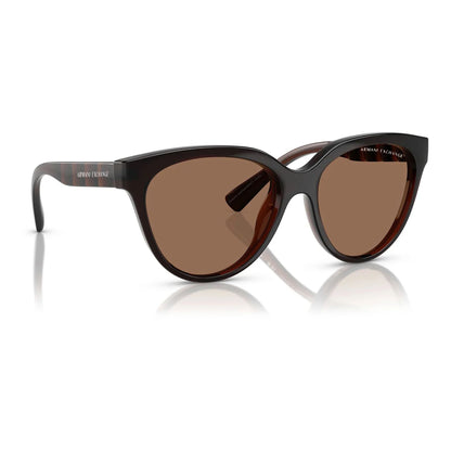 Armani Exchange Women's Sunglasses AX4148SU83577, Brown, Lens/Bridge/Temple Size 56/17/140 mm