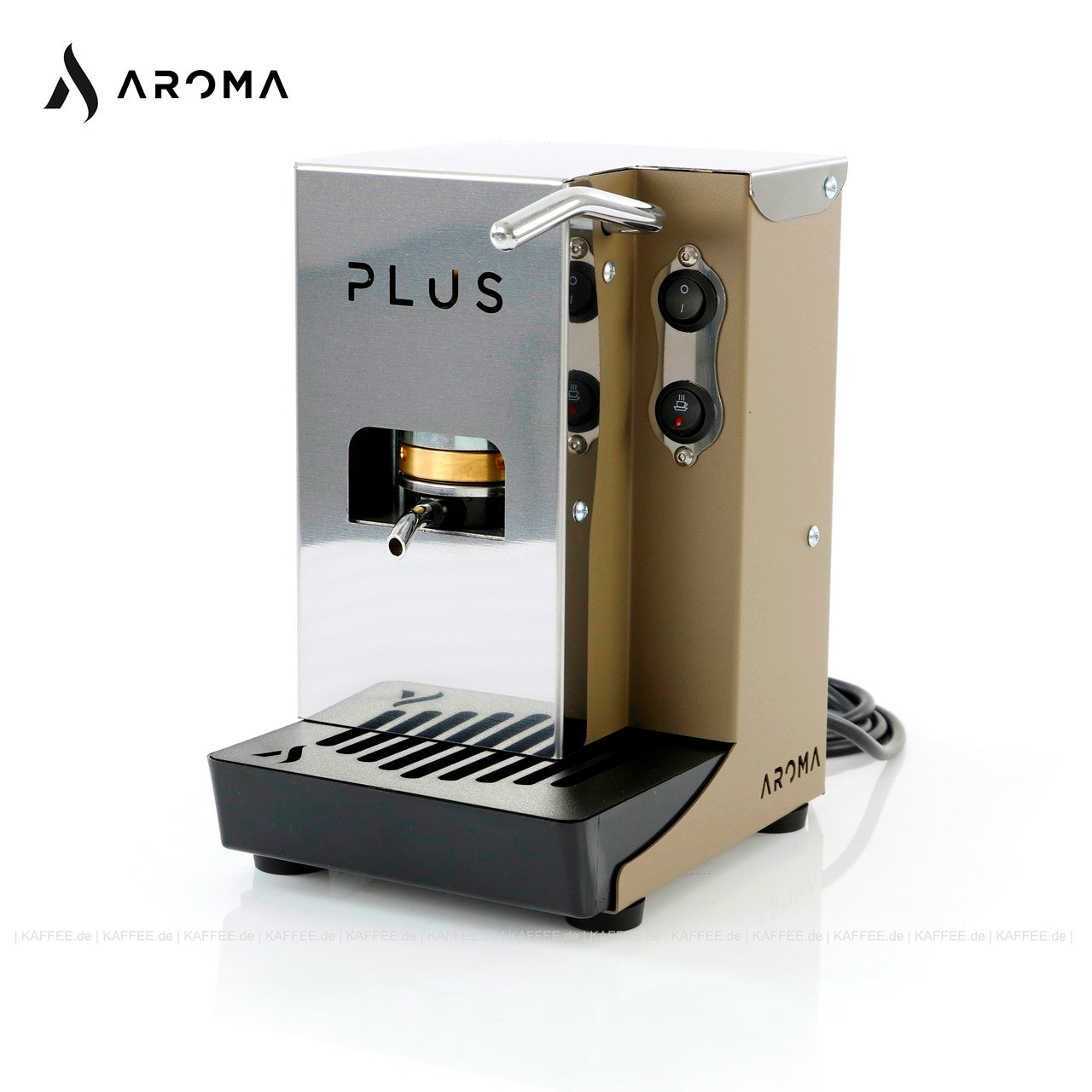 Aroma Plus Basic Macchina da Caffè Cialde 44mm Tortora