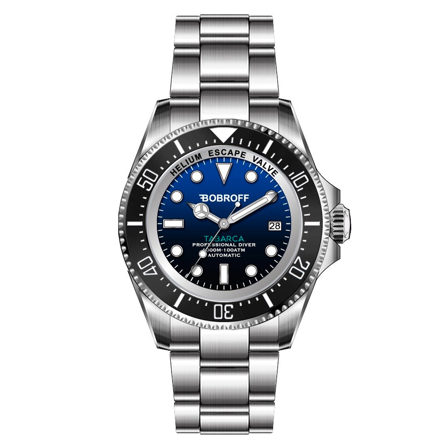 Bobroff Man BF003 Watch (44mm) Silver