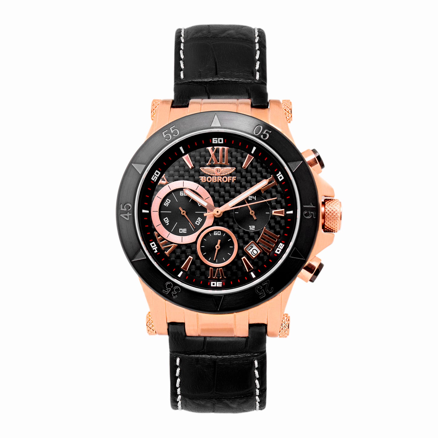 Watch Bobroff Man BF1001M15 (44MM) Black
