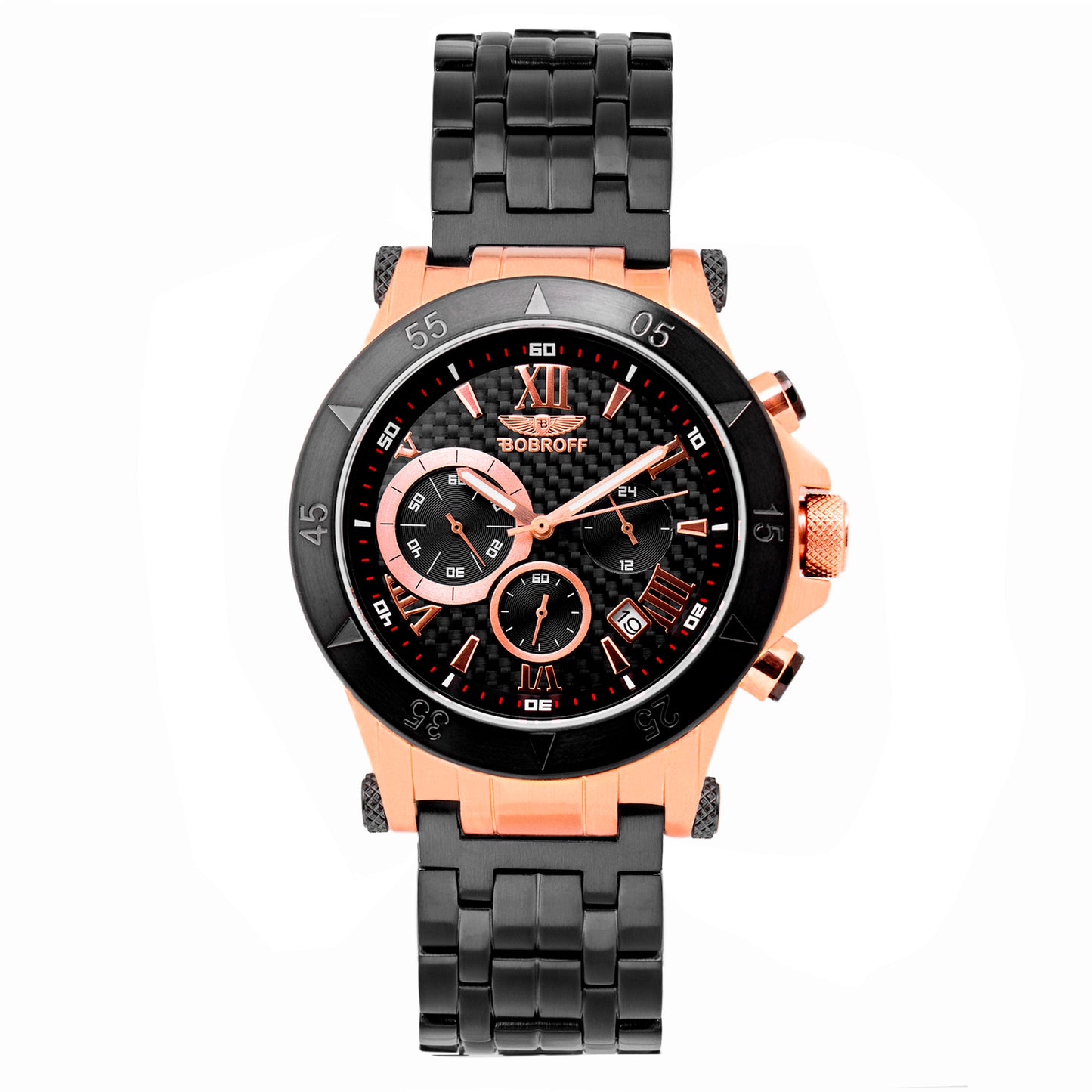 Watch Bobroff Man BF1001M15M (44MM) Black