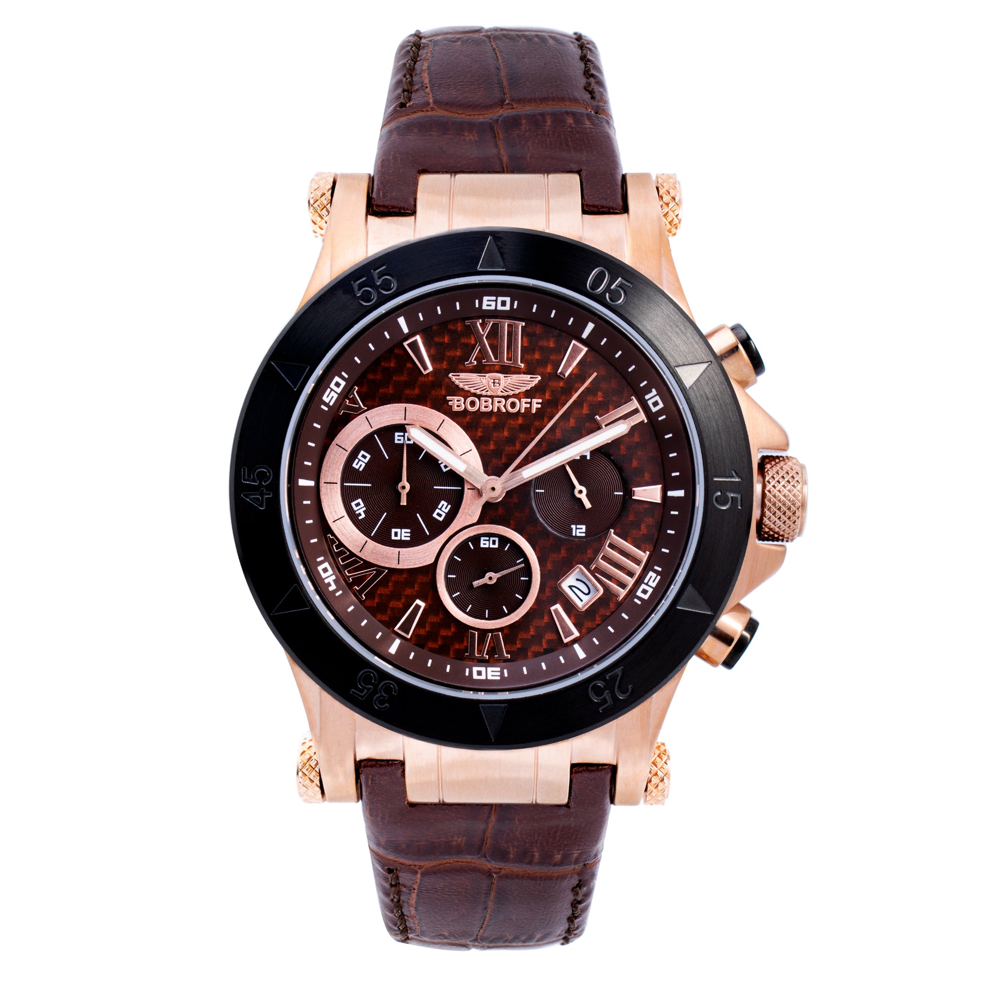 Watch Bobroff Man BF1001M65 (44MM) Brown