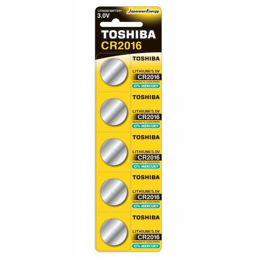 Toshiba CR2016 Μπαταρία Κουμπί 1Cnf/5τμχ