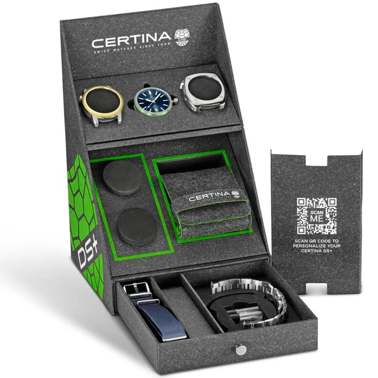 Certina Men's Watch C041407190410 (50mm) Grey