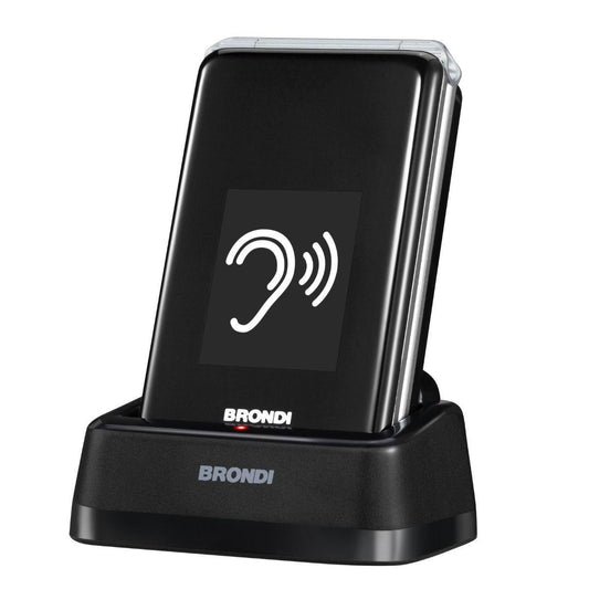 Brondi Amico Super TV Gunmetal Grey ITA - Κινητό Τηλέφωνο με Μεγάλη Οθόνη