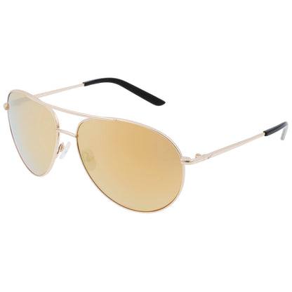 Nike Unisex Sunglasses CHNCEMEV1218 with Metal Frame, Lens/Bridge/Temple Dimensions 61/14/140 mm, Golden Color, Category 3