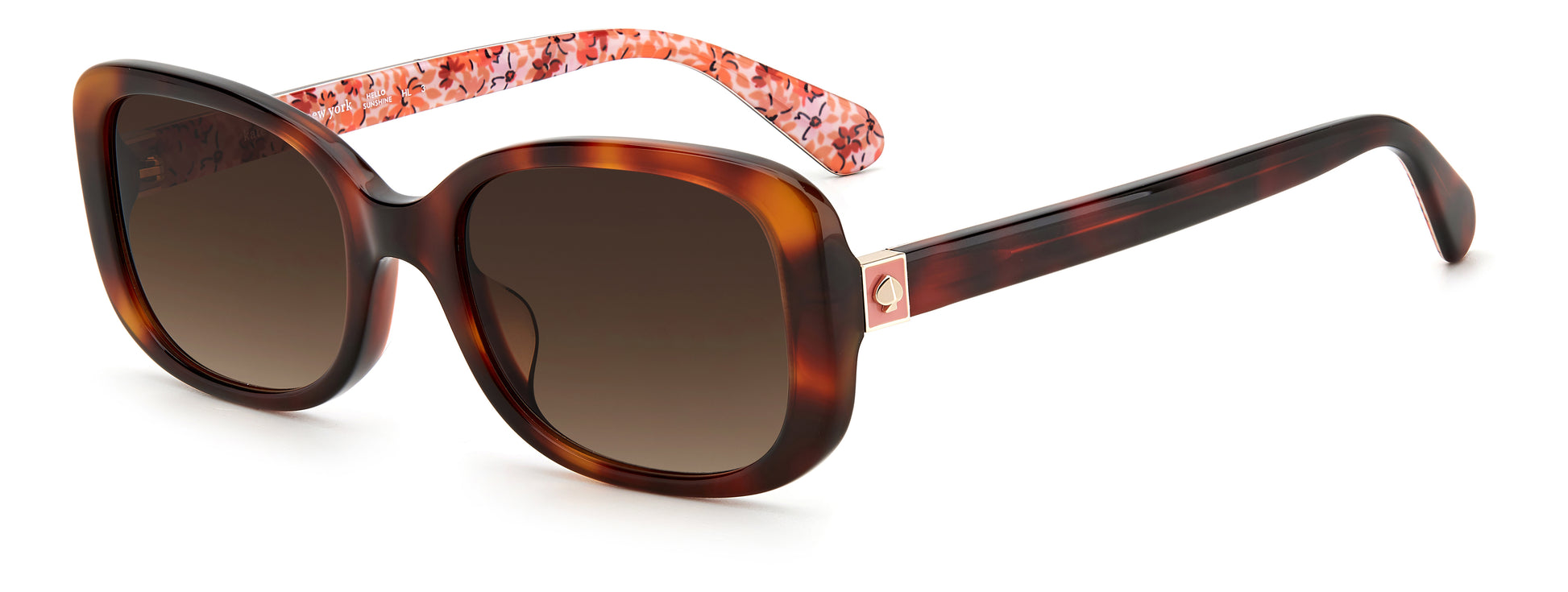 Kate Spade Women's Sunglasses DIONNAS086F2H, Acetate Frame, Brown, Lens/Bridge/Temple Dimensions: 52/17/140 mm