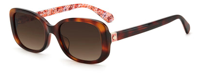 Kate Spade Women's Sunglasses DIONNAS086F2H, Acetate Frame, Brown, Lens/Bridge/Temple Dimensions: 52/17/140 mm