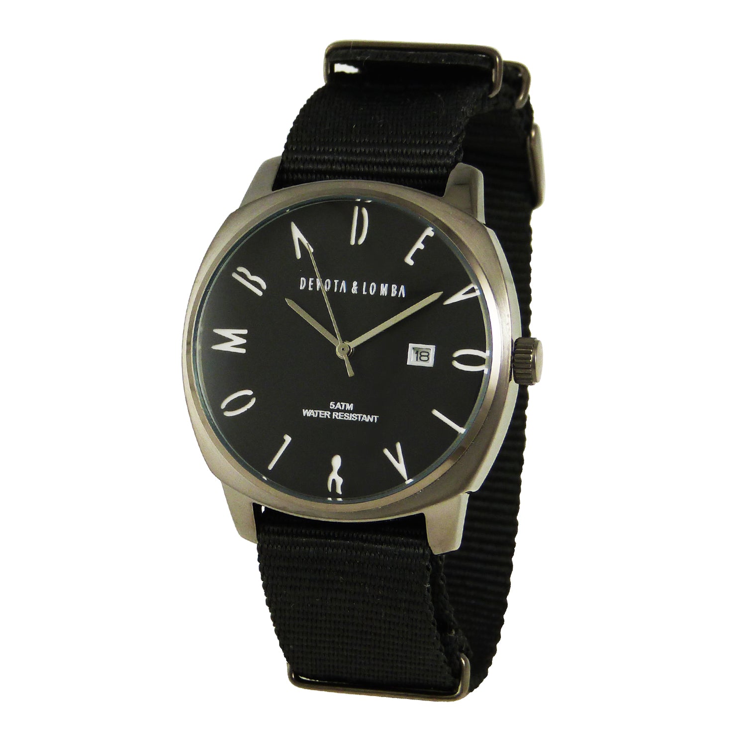 Watch Devota & Lomba Man DL008MSPBK-01 (42MM) Black