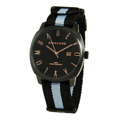 Watch Devota & Lomba Man DL008MSPBKGR- (42MM) Black Grey