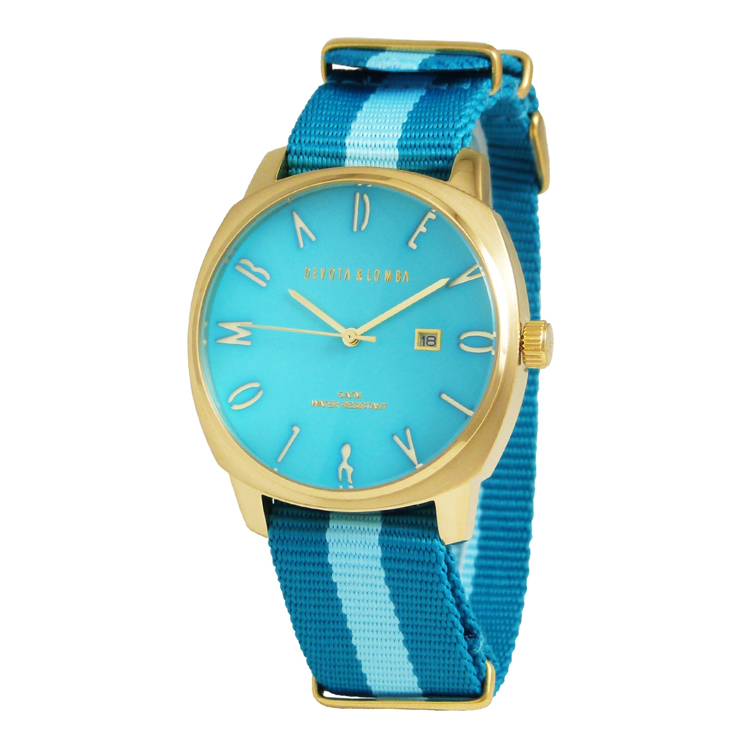 Watch Devota & Lomba Man DL008MSPBLBL- (42MM) Blue
