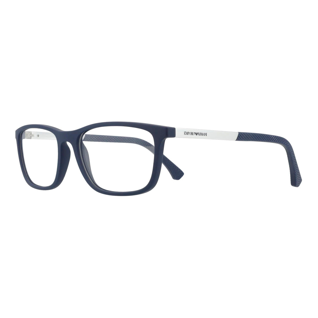 Emporio Armani Men's Eyeglasses EA3069-5474 with Blue Injected Frame, Lens 55mm, Bridge 17mm, Temple 140mm