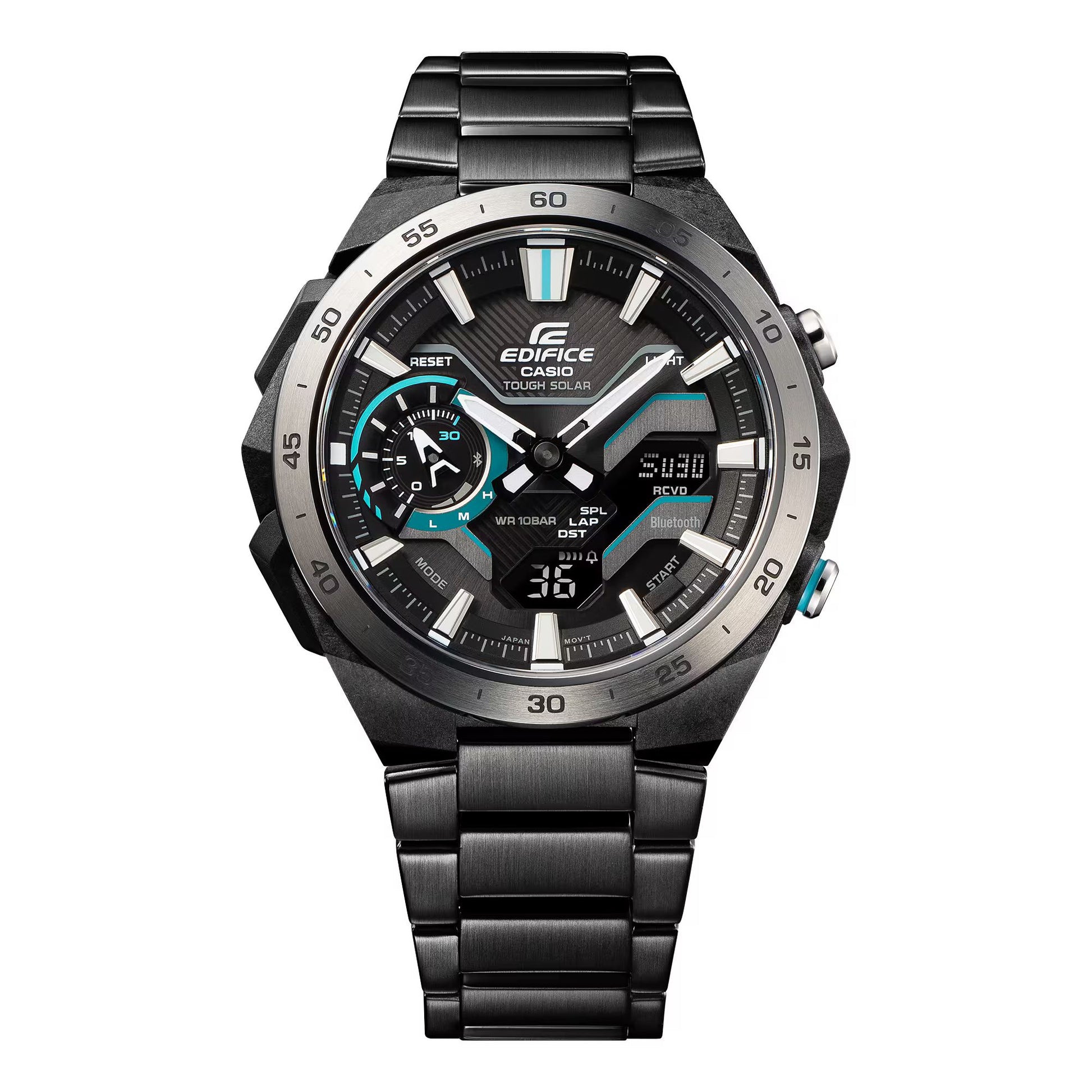 Watch Casio Man ECB2200DD1AEF (47,6MM) Black