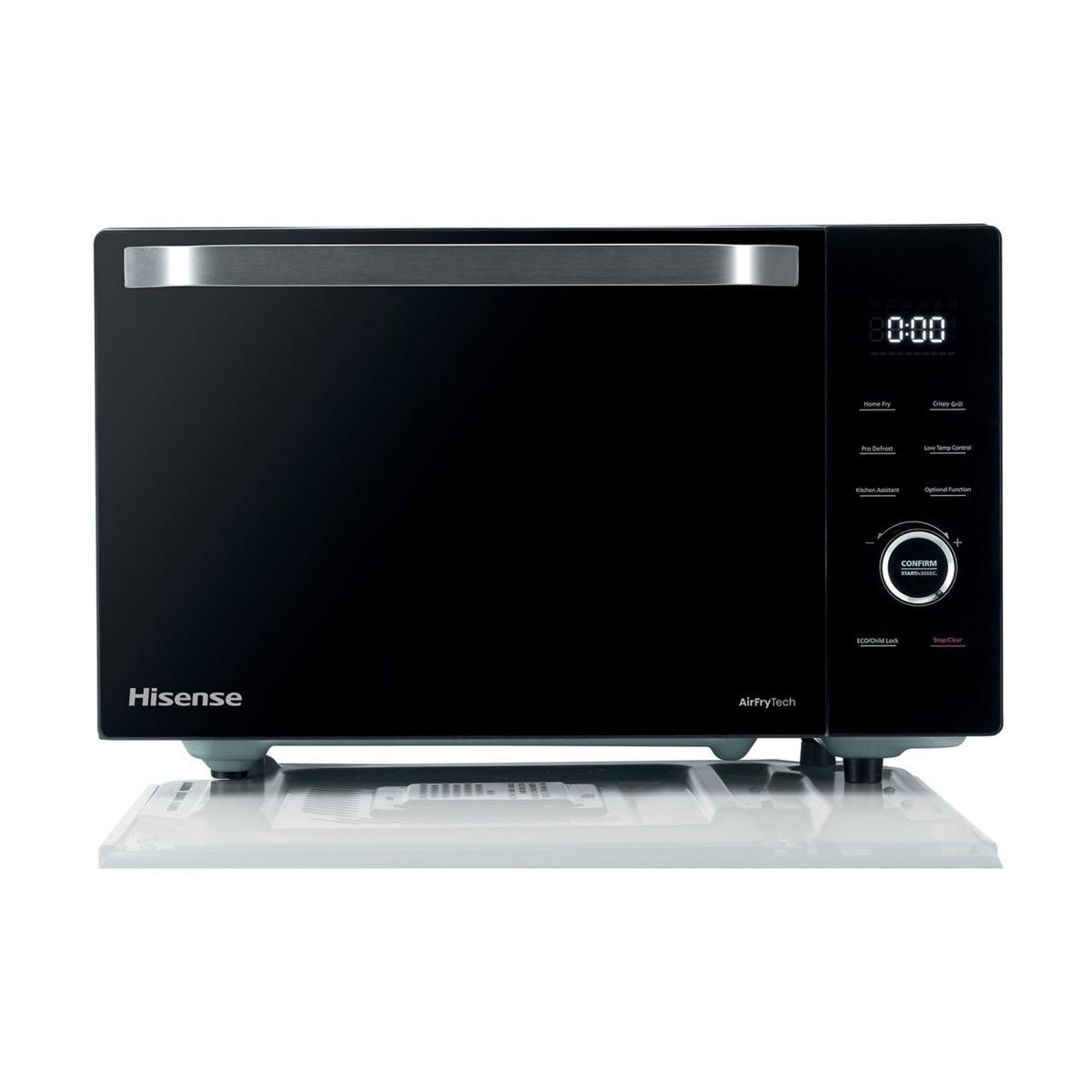Hisense Microwave Oven with Grill H30MOBS10HC, 30L Capacity, 1000W Power, Black