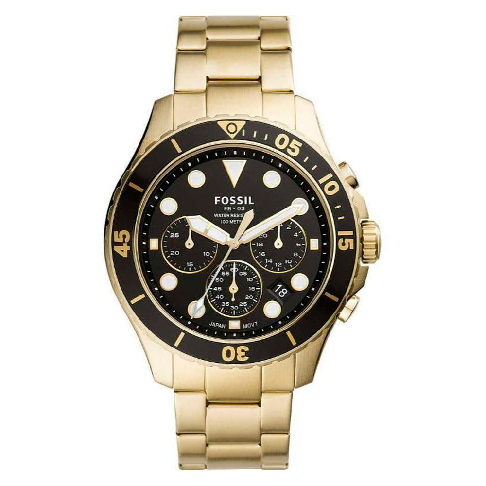 Watch Fossil Man FS5727 (46MM) Golden