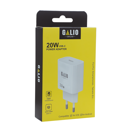 REZ Galio 20W USB-C Adapter - White