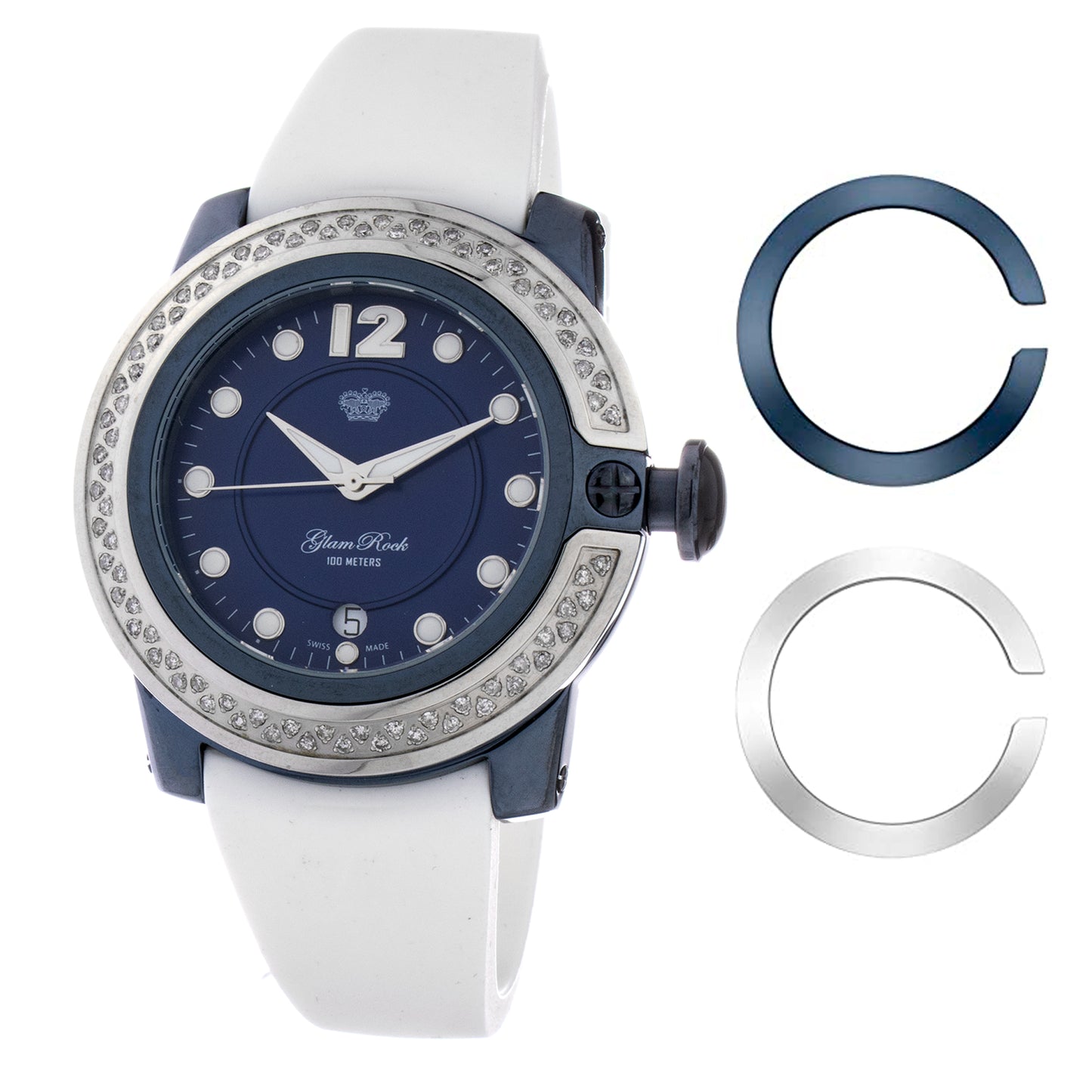 Watch Glam Rock Woman GR32049D (44MM) White