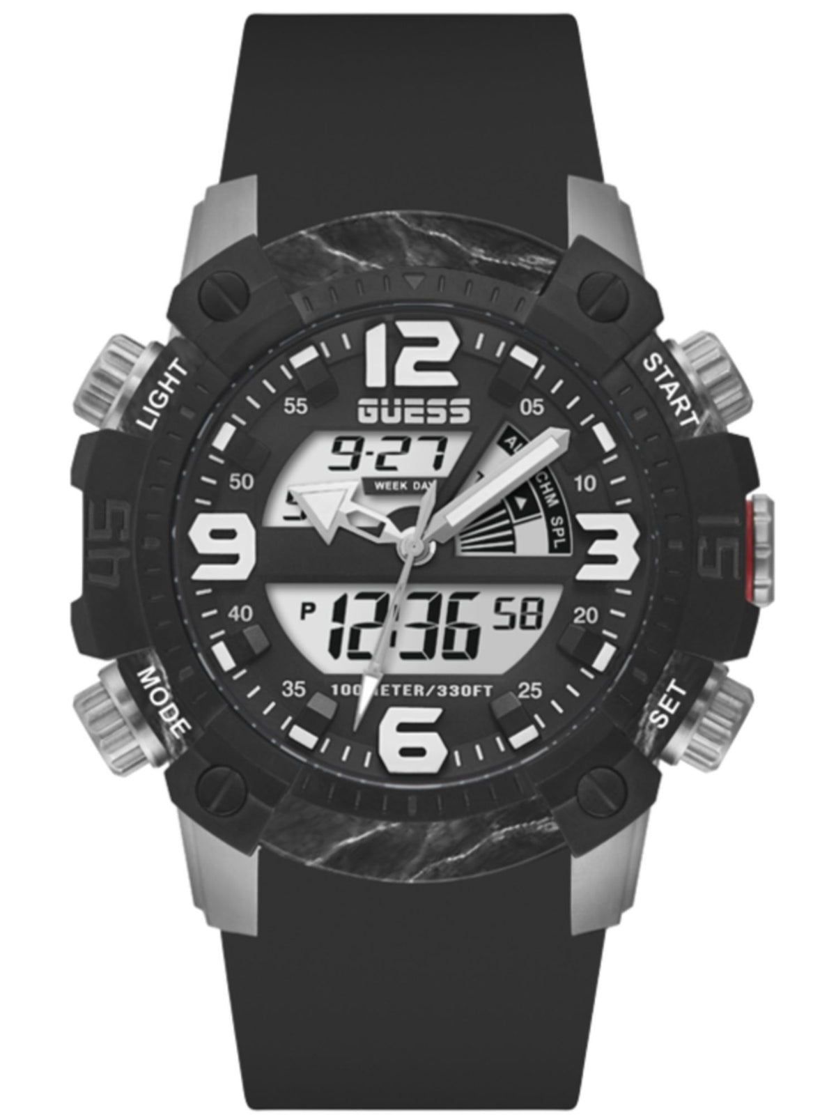 Watch Guess Man GW0421G1 (50MM) Black