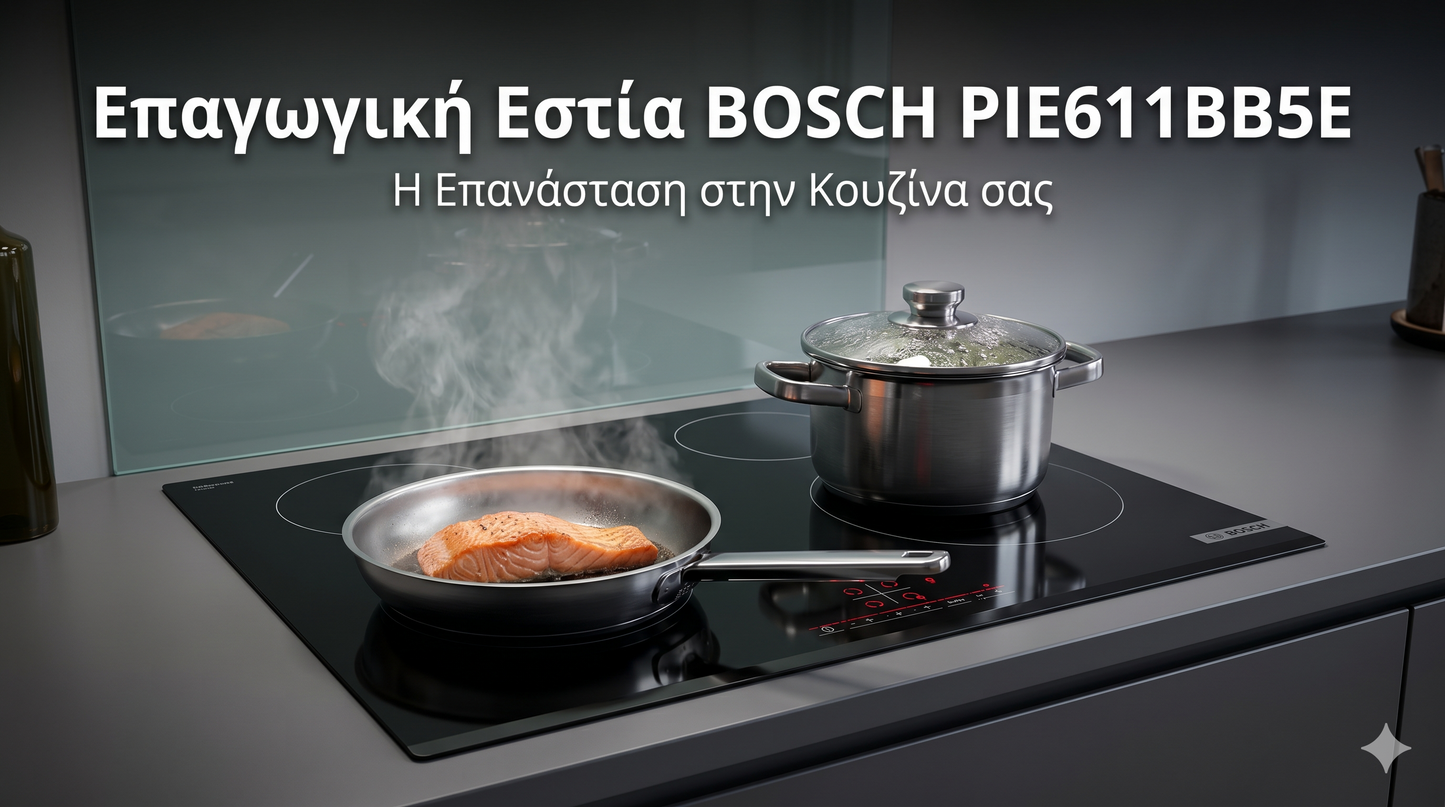 Επαγγελματική Επαγωγική Εστία BOSCH PIE611BB5E
