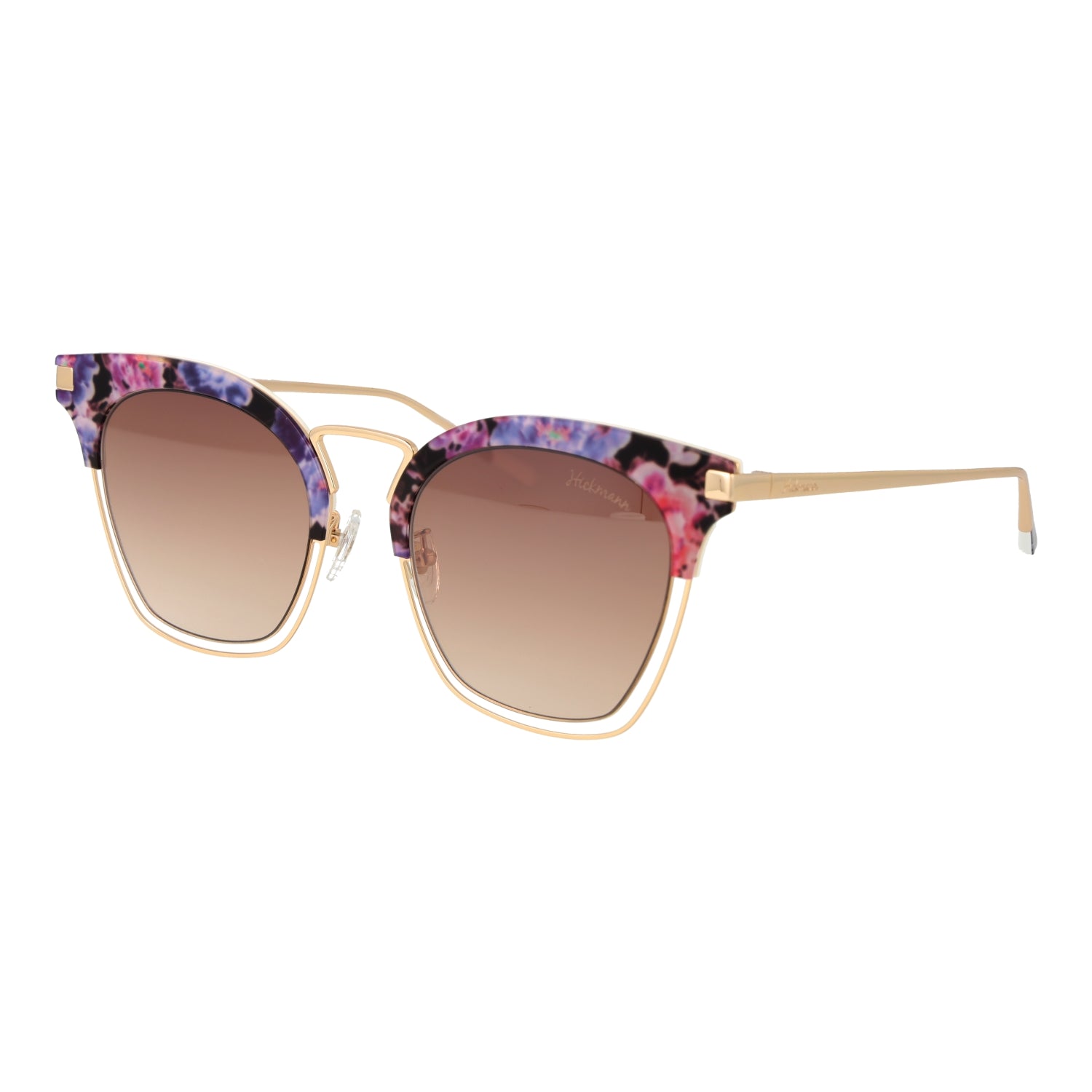 Ana Hickmann Women Sunglasses HI3037A-54H02, Metal Frame, Gold Color, Lens/Bridge/Temple: 51/22/145 mm