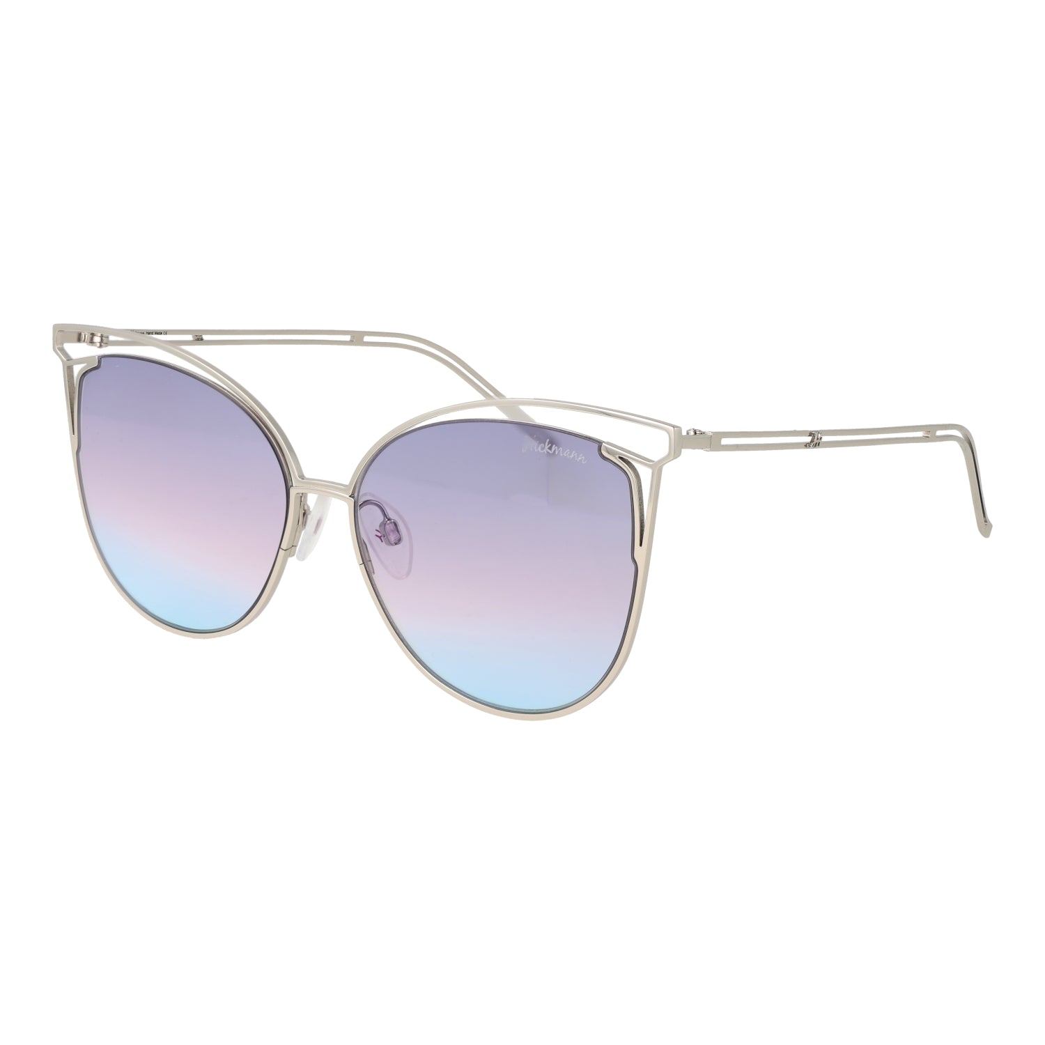 Ana Hickmann Women’s Sunglasses HI3048-5803C with Metal Frame, Grey Color, Lens/Bridge/Temple Measures 58/15/145 mm, Blue Lenses, Category 2 UV Protection
