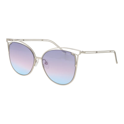 Ana Hickmann Women’s Sunglasses HI3048-5803C with Metal Frame, Grey Color, Lens/Bridge/Temple Measures 58/15/145 mm, Blue Lenses, Category 2 UV Protection