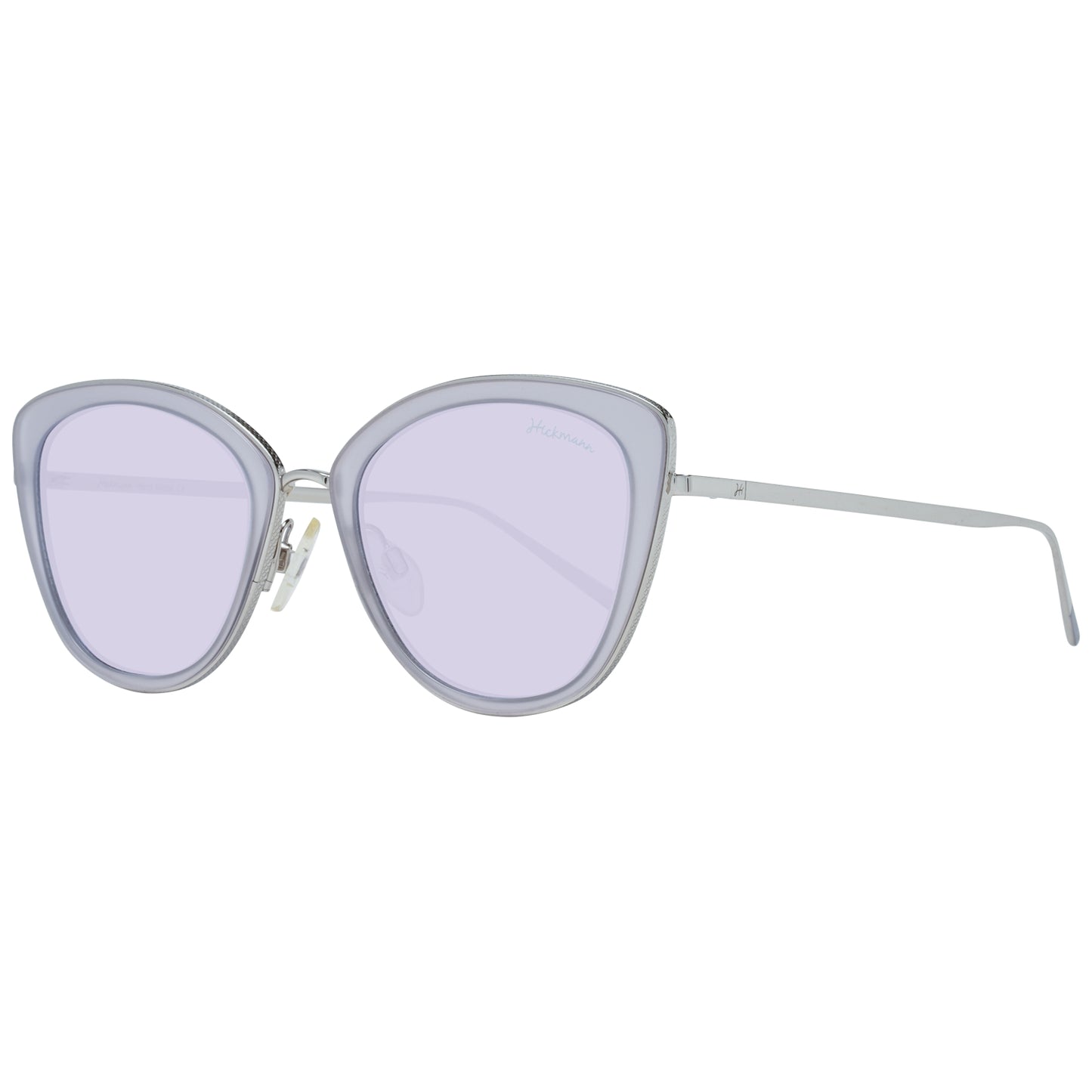 Ana Hickmann Women Sunglasses HI3053-53T02 with Metal Frame, Purple Color, Lens/Bridge/Temple Measurements 53/20/145 mm, Grey Category 1 Lenses with 100% UVA & UVB Protection
