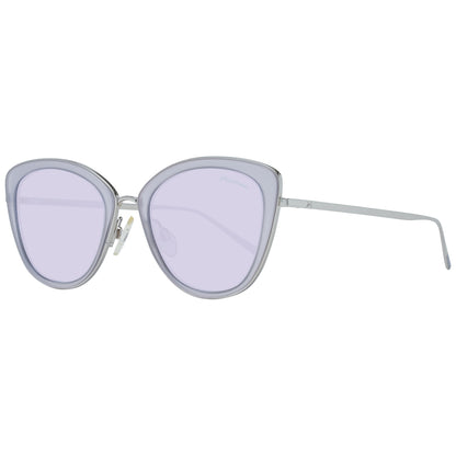 Ana Hickmann Women Sunglasses HI3053-53T02 with Metal Frame, Purple Color, Lens/Bridge/Temple Measurements 53/20/145 mm, Grey Category 1 Lenses with 100% UVA & UVB Protection