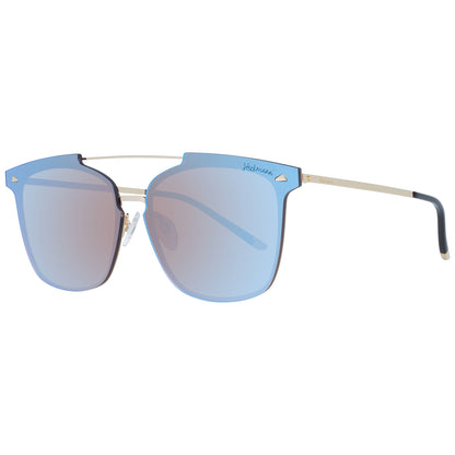 Ana Hickmann Women's Sunglasses HI3061-7004H, Metal Frame, Golden Color, Lens/Bridge/Temple Dimensions 70/11/145 mm, Blue Category 3 Mirrored & Gradient Lenses with 100% UVA & UVB Protection