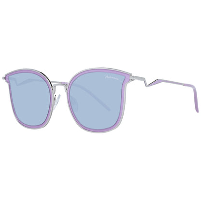 Ana Hickmann Women's Sunglasses HI3065T-5503A, Metal Frame, Purple, Lens/Bridge/Temple Dimensions: 55/21/145 mm
