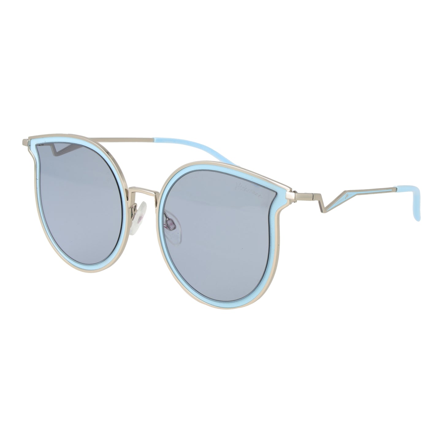 Ana Hickmann Women's Sunglasses HI3066T-5403A, Metal Frame, Blue, Lens/Bridge/Temple Sizes 54/22/150 mm