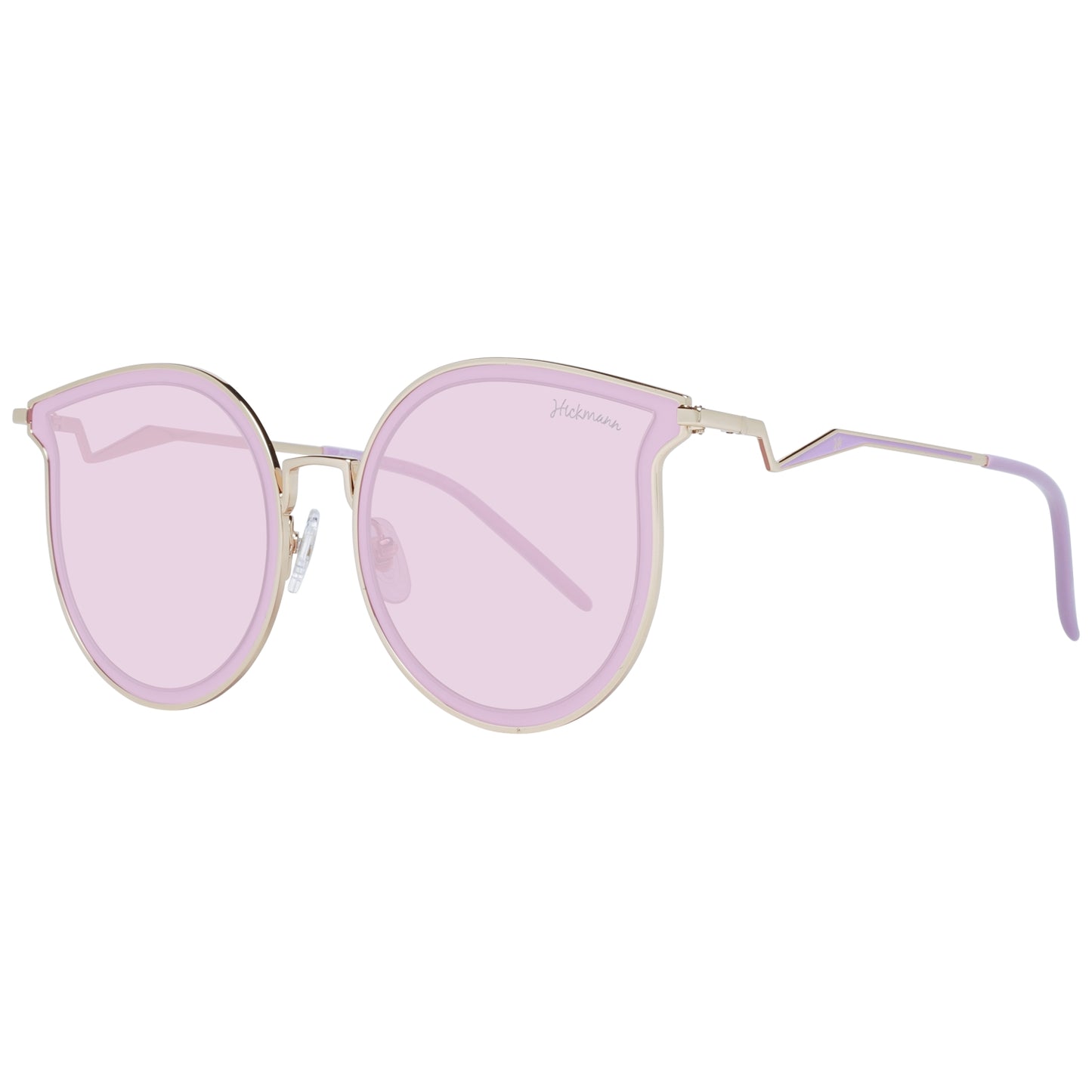 Ana Hickmann Women’s Sunglasses HI3066T-544BS with Metal Frame, Lens/Bridge/Temple Dimensions 54/22/145 mm, Pink Color, Category 2 UV Protection