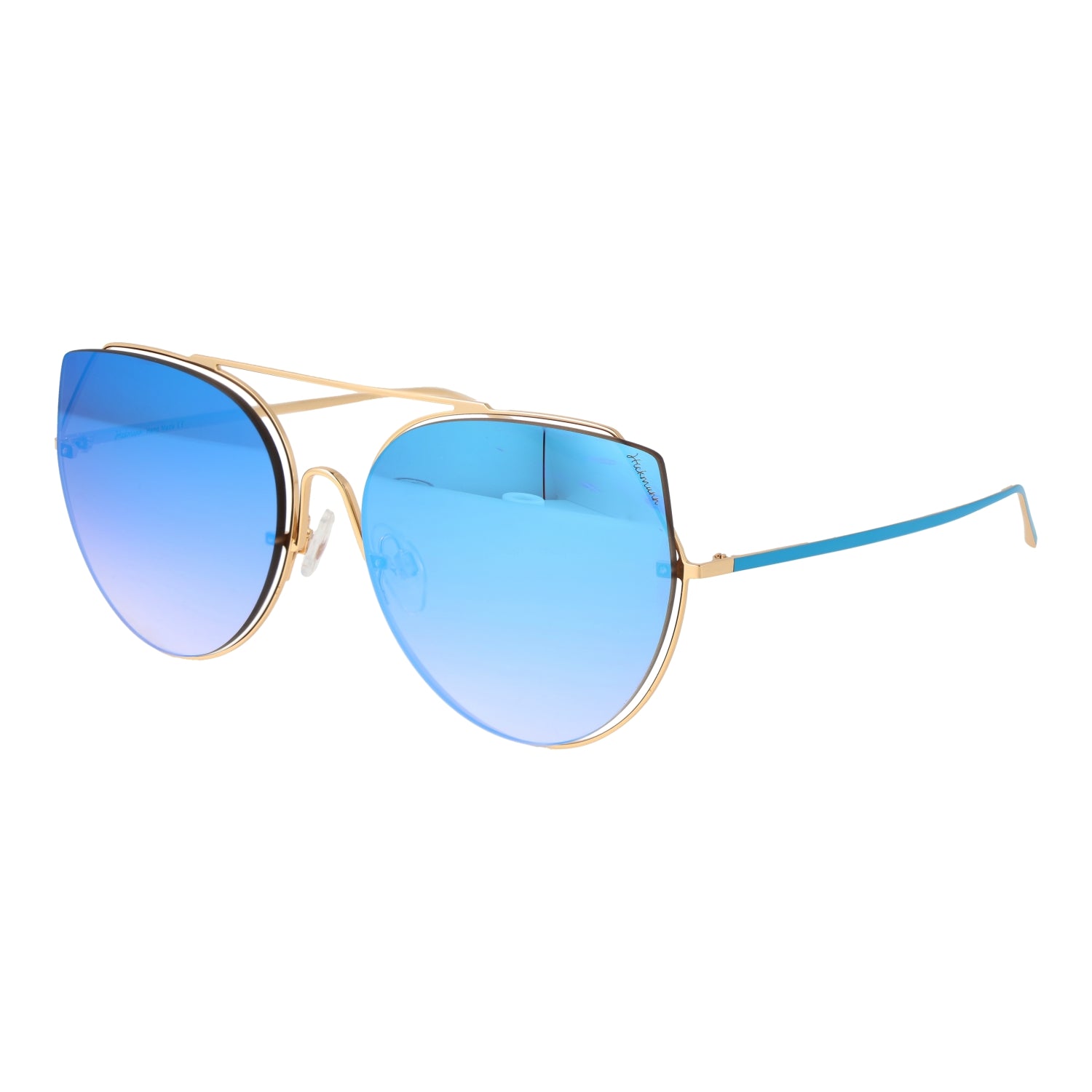 Ana Hickmann Women’s Sunglasses HI3068-5804D, Metal Frame, Gold, Lens/Bridge/Temple: 58/18/145 mm, Brown, Category 3 - Mirror & Gradient, 100% UVA & UVB Protection