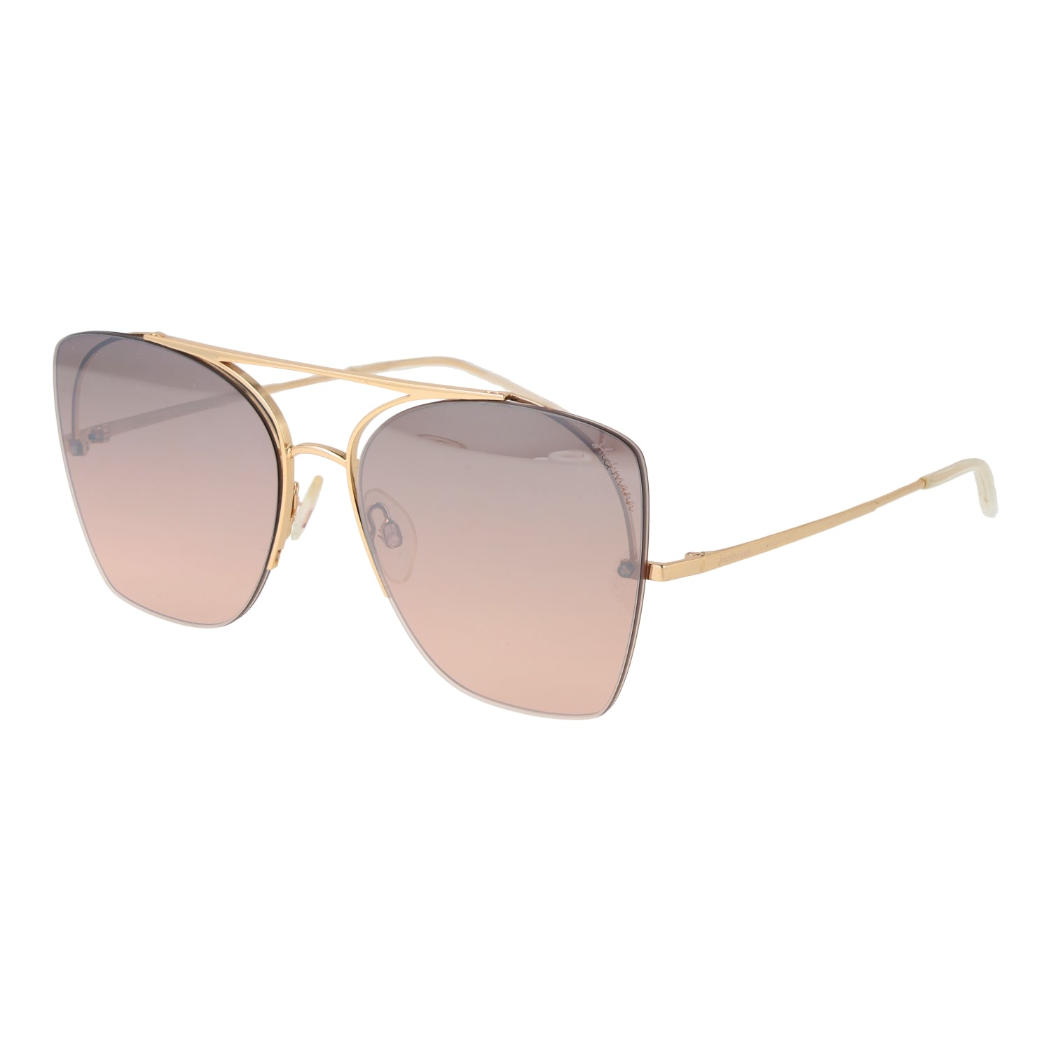 Ana Hickmann Women's Sunglasses HI3075-5804D with Metal Frame, Lens/Bridge/Temple Dimensions 58/17/145 mm, Gold Color, Brown Category 2 Gradient & Mirror Lenses with 100% UVA & UVB Protection