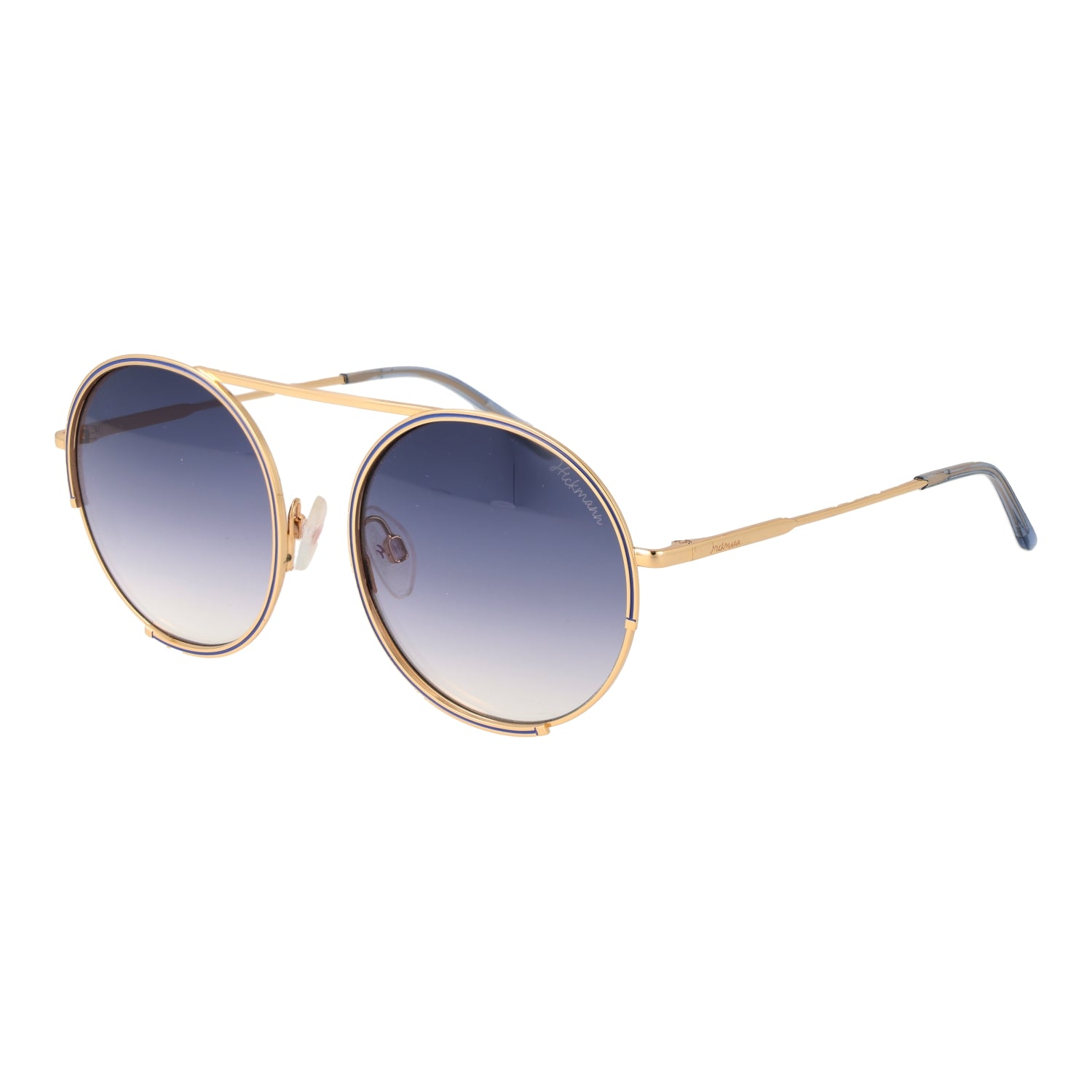 Sunglasses Ana Hickmann Women HI3082-5406A with Metal Frame, Gold Color, Lens/Bridge/Temple Dimensions 54/19/145 mm, Grey Lenses, Category 2 - Degraded with 100% UVA & UVB Protection
