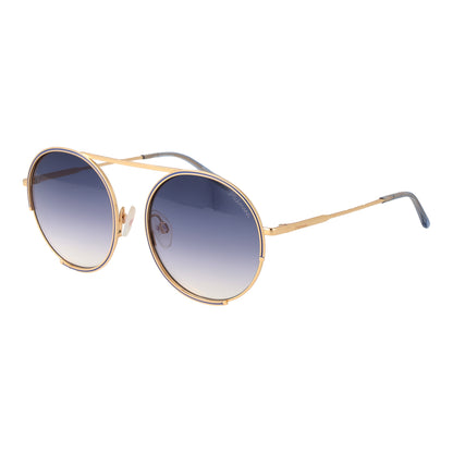 Sunglasses Ana Hickmann Women HI3082-5406A with Metal Frame, Gold Color, Lens/Bridge/Temple Dimensions 54/19/145 mm, Grey Lenses, Category 2 - Degraded with 100% UVA & UVB Protection