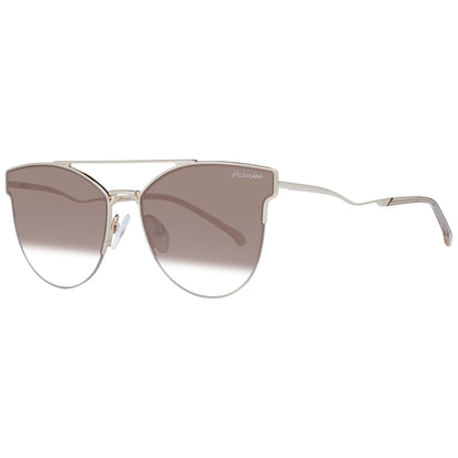 Ana Hickmann Women's Sunglasses HI3096E-6104B, Metal Frame, Gold Color, Lens/Bridge/Temple: 61/17/145 mm, Brown Lenses, Category 2 Gradient with 100% UVA & UVB Protection